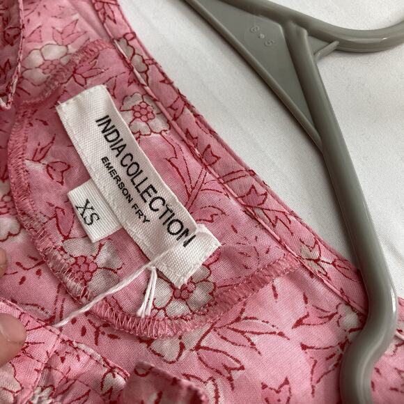 Elegant Pink Floral Women's Blouse - Picture 5 of 13